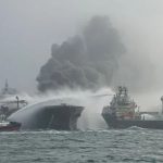 Search for ship collision crew member called off