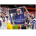 SUPER GLOU Tottenham players make it abundantly clear what they think of Ange Postecoglou after winning Europa League